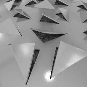 3D Artform Perforated Metal Designs - 3D Triangles