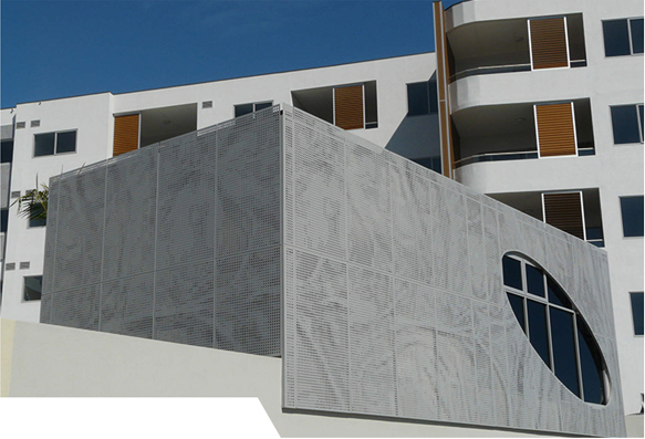Picture Perforation Projects by Metrix Group - Flo Apartments WA