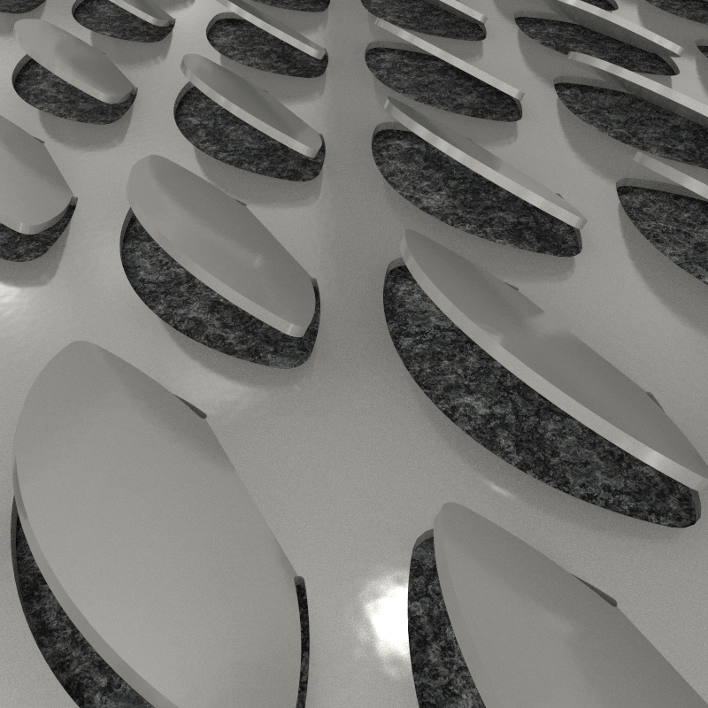 3D Artform Perforated Metal Designs - 3D Eclipse