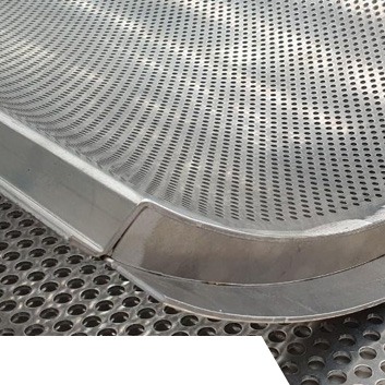 Perforated Metal Rolled and Formed at Metrix Group