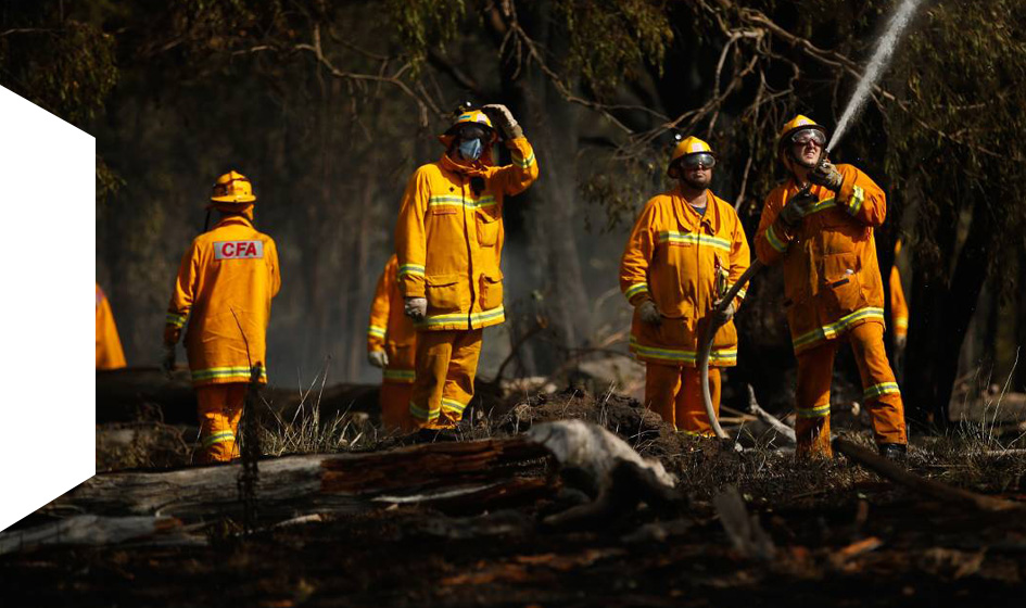 The Country Fire Authority (CFA) in action during the 2019/20 fires