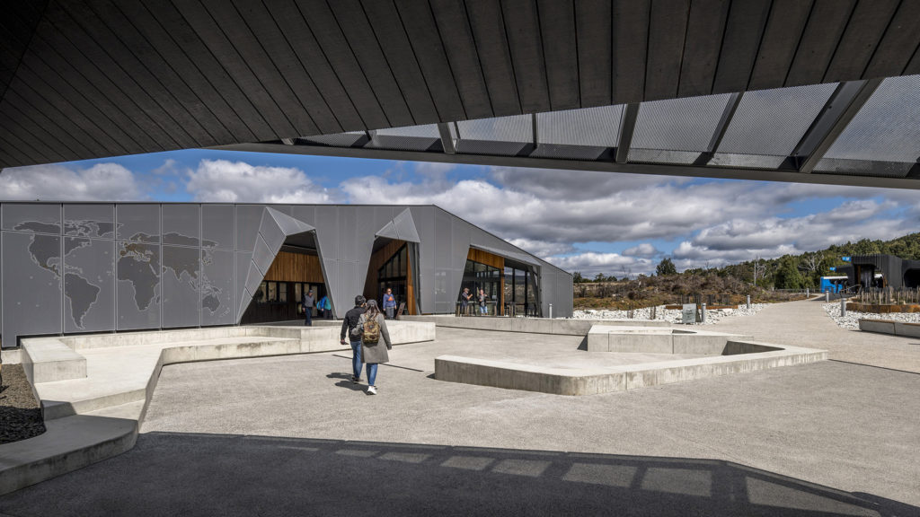 Cradle Mountain Visitor Perforated Metal